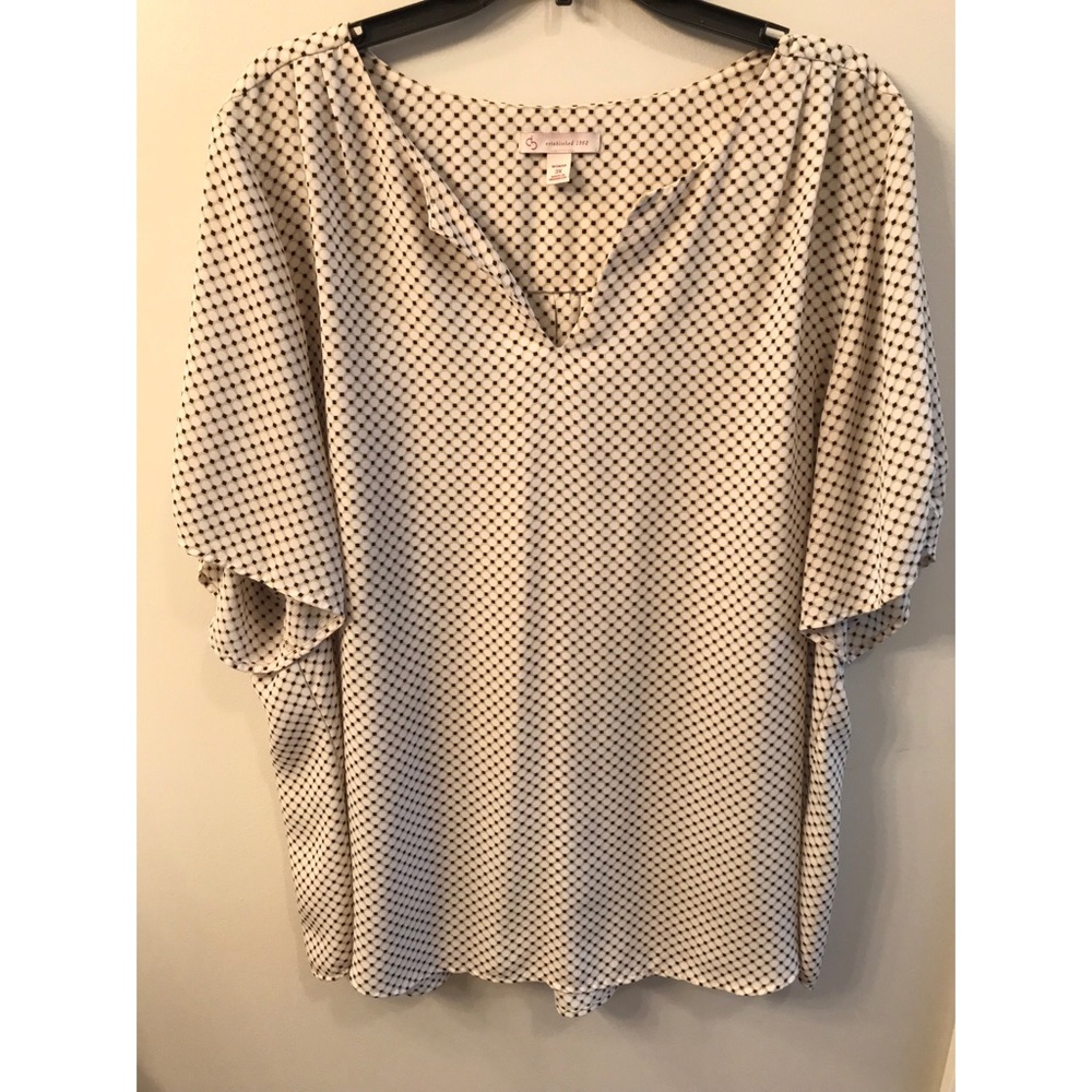 Plus size Patterned Blouse